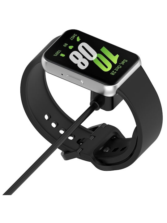 Кабел за зареждане на смарт часовник Samsung Galaxy Fit 3 Дължина 1м Порт: USB-C Type-C Черен