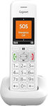 Gigaset E390 Cordless Phone with Greek Menu White