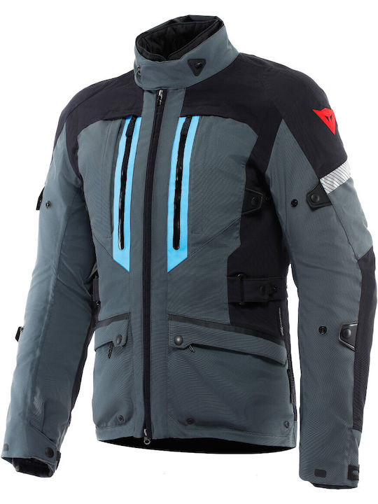 Dainese Mangen Absoluteshell Pro Ανδρικό Μπουφάν Μηχανής 4 Εποχών Αδιάβροχο Ebony/Black
