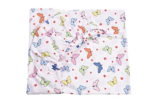 Confort Family Водоустойчив Бебешко матрак за люлка Butterfly Pattern Памучен