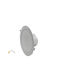 Adeleq Round Plastic Recessed Spot with Integrated LED and Warm White Light White 24.4x24.4cm. 1pcs