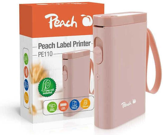 Peach Imprimantă de Etichete Transfer Direct Bluetooth