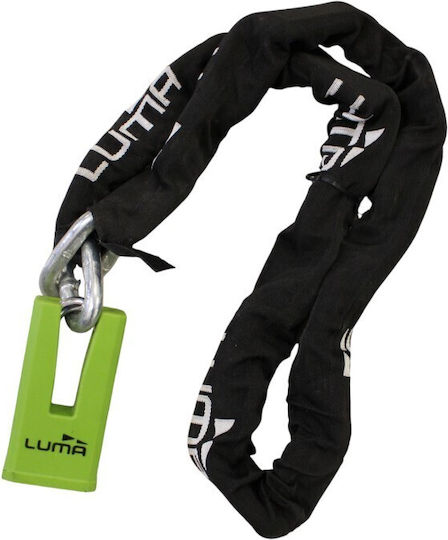 Luma Escudo Lanț antifurt motocicletă cu zăvor și lungime 170cm Verde Culoare