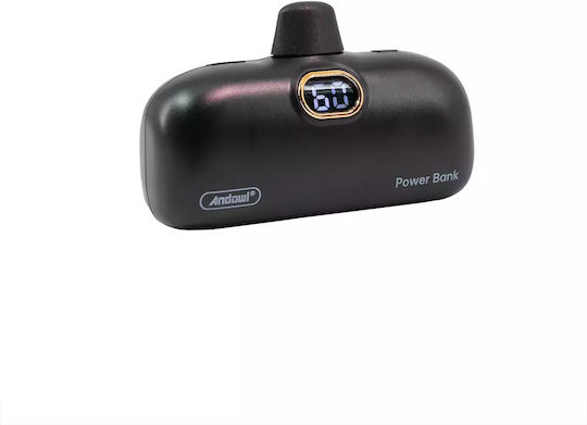 Andowl Q-CD693 Power Bank 6500mAh Μαύρο