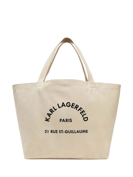 Karl Lagerfeld Υφασμάτινη Γυναικεία Τσάντα Shop...