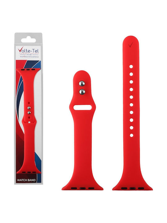 Volte-Tel Strap Silicone Red (Apple Watch 42/44/45/46/49mm)