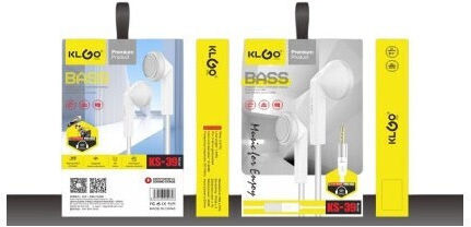 KLGO Ks-39 In-ear Handsfree Ακουστικά με Βύσμα 3.5mm