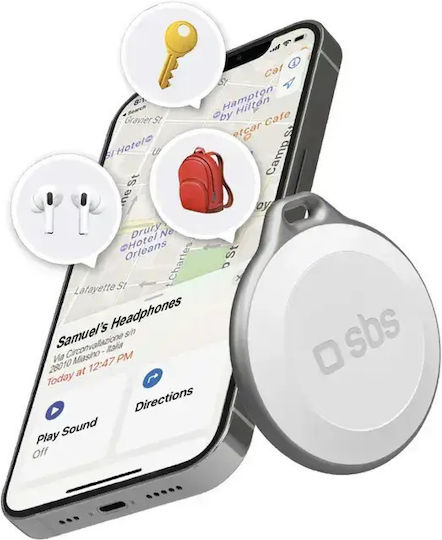 SBS Track My Circle Apple Find My Λευκό