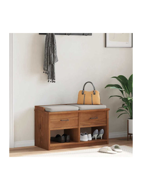 Entry Furniture with Shoe Rack & Bench Coffee 8...