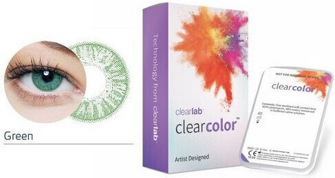 Clearlab Clearcolor 2 Μηνιαίοι Έγχρωμοι Χωρίς Διοπτρία Φακοί Επαφής
