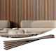 Vevor Ηχοαπορροφητικό Πάνελ (1τμχ) 20cm x 240cm σε Καφέ Χρώμα
