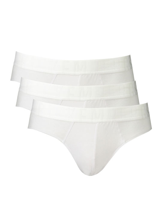 Bikkembergs Men's Boxers White 3Pack