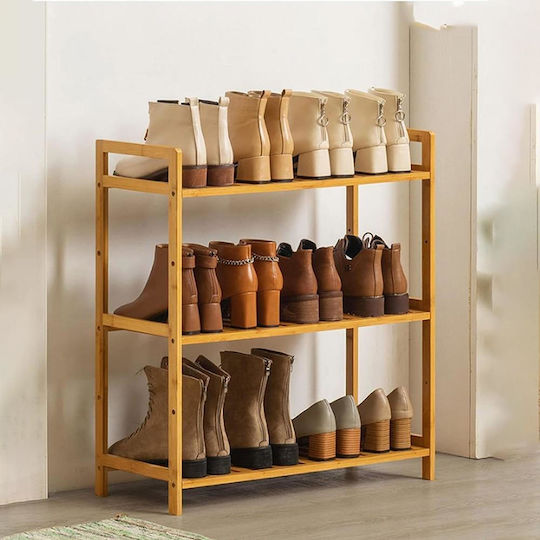 Schuhschrank aus Bambus 68x25x71cm