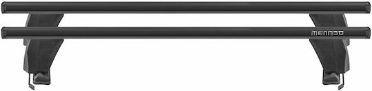 Menabo Delta Black Roof Bars Peugeot 508 Station Wagon 5 Doors Model 2010-2018