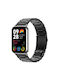 Curea Oțel inoxidabil Negru (Smart Band 9 Pro)