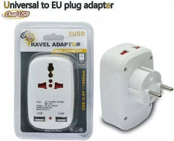 Αντάπτορας Πρίζας σε Universal Αντάπτορας Πρίζας σε Universal