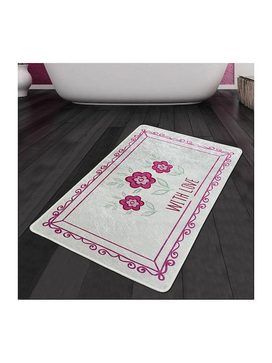 L'Εssentiel Maison Πατάκι Μπάνιου White-pink 70x120εκ.