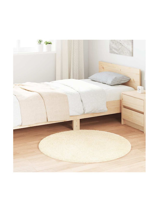 vidaXL Anti-slip Rug Rectangular Shaggy Cream