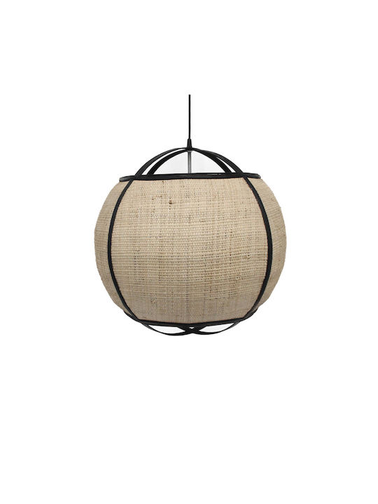 InTheBox Pendant Light Black with Rope 52x52x52cm