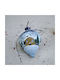 Artefakt Keramik-Kreisel „Winterlandschaft“ 7,5 cm x 11,5 cm