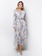Summer Midi Dress for Wedding / Christening Printed