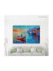 Canvas Painting Sunset in Mykonos Diptych 60x40cm 2 Pieces 30x40cm