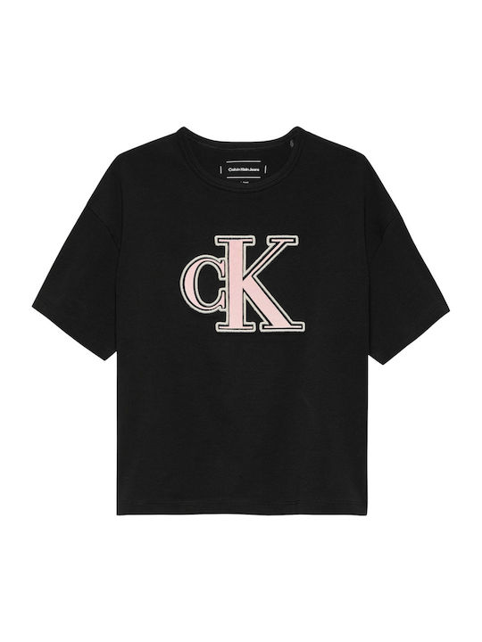 Kids' T-shirt Black Monogram