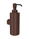 Verdi Lamda Επιτοίχιο Dispenser Μεταλλικό Καφέ 500ml