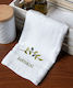 Silk Fashion Hotel Face Towel 100x50 cm White