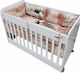 Beboulino Crib Bumpers Classic Inside Beige Dreams 70x140cm