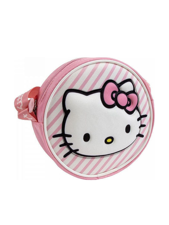 Cerda Hello Kitty Kids Shoulder Bag Pink 15cm