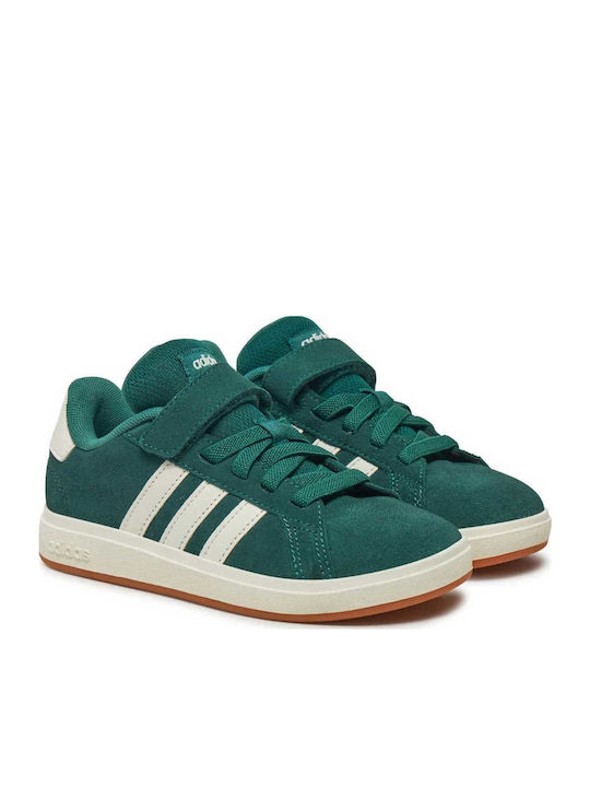 Grand Court 00s Kinder Sneakers mit Klettverschluss Grün