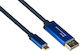 Good Connections Video Cable USB Type-C Male - DisplayPort Blue 1.5m