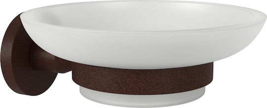 Verdi Omicron Wall-mounted Soap Dish Brown