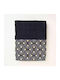 Schwarze Body Towel Scale Wave Luxus 80 x 380136 Cm 380136 Ntampoudis Ntm-380136