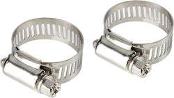 Κολιεδες Σφιγκτηρες Υψους 12mm & Διαμετρου 13>23mm Ανοξειδωτο Ατσαλι 2 Τεμ