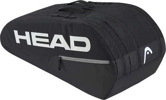 Head Base Tennis Tasche Rucksack Tennis 9 Schläger Schwarz