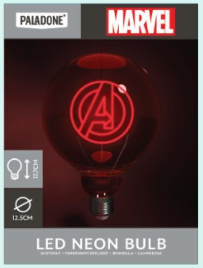 Paladone Led Kids Decorative Lamp Avengers Red 15x12.5cm