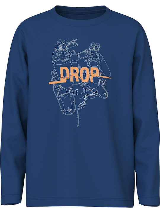 Name It Kids' Shirt Long Sleeve Blue Roulette