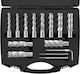 Vevor 13-Piece Annular Cutter Set Weldon Shank Mag Drill Bits 2" Cutting Depth 7/16" to 1-1/16" Cutting Diameter M2al HSS 2 Pilot Pins Hex Key Portable Case Magnetic Use Dr