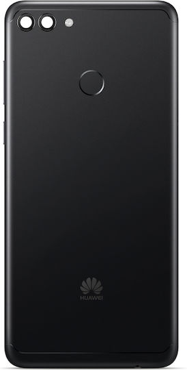 Battery Cover Huawei Y9 2018 Black 02352bbl Service Pack