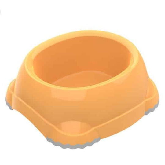 Moderna Kunststoff Schalen Futter für Hund & Katze 350ml in Orange Farbe