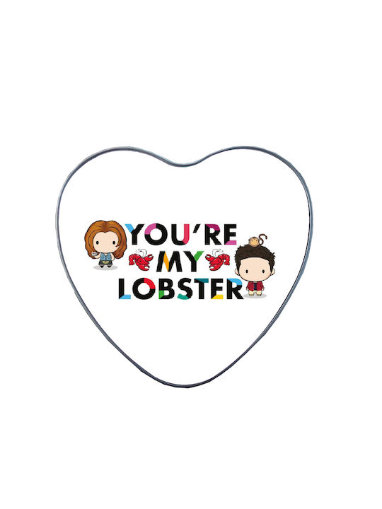 Handmade Metal Alloy Heart Box You Are My Lobster Friends TV No48 Valentine's Day 15x14x4.5cm