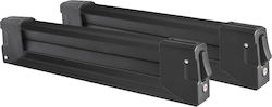 Menabo Car Ski Mounts 42cm Suitable for 4 Ski Pairs or 2 Snowboards