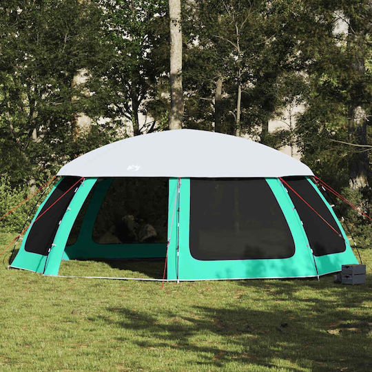 vidaXL Camping Tent Green