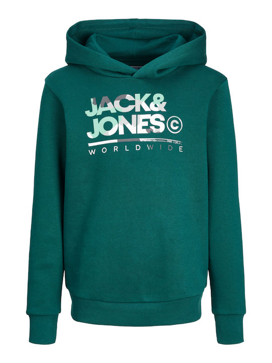 Jack & Jones Παιδικό Φούτερ με Κουκούλα και Τσέ...