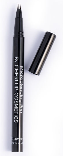 Cheri Up Αδιάβροχο Στυλό για Φρύδια Light Brown 0.55ml