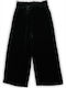 Pantaloni din Material Textil pentru Copii Negru