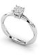 Mar & Co Diamonds Единичен камък от Бяло злато 18K с Диамант