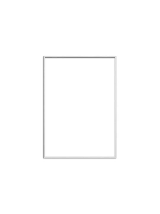 Poster & Frame Fotorahmen Hölzernes mit Weißem Rahmen